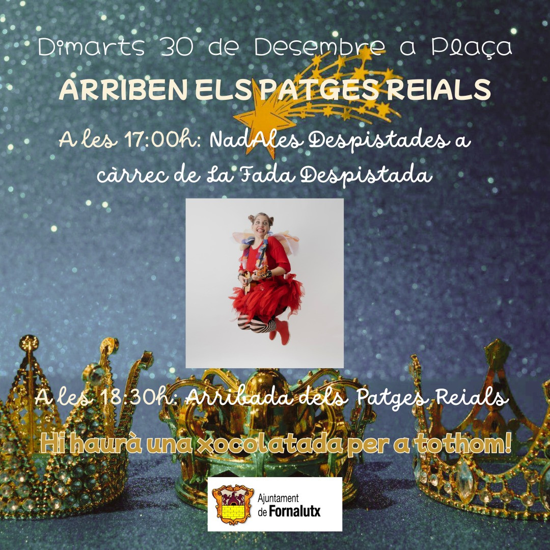 Arriben els patges reials a Fornalutx